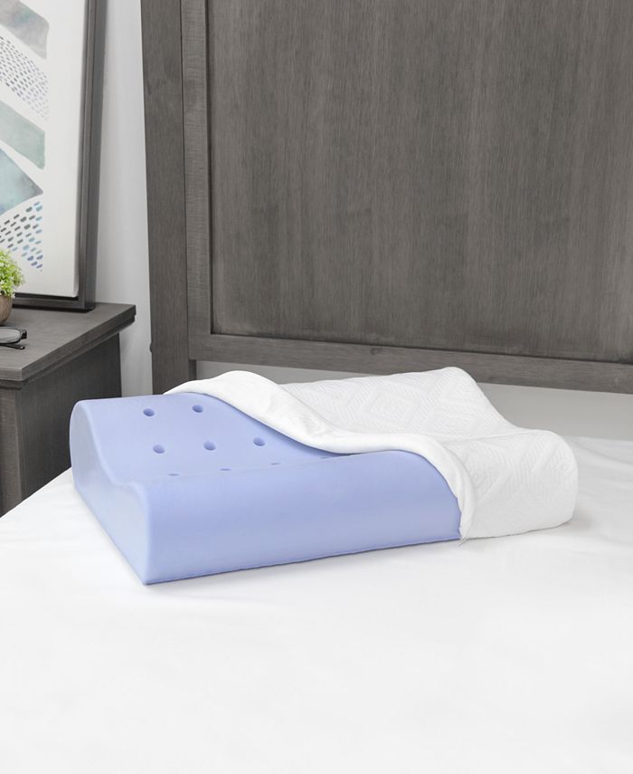Contour Memory Foam Pillow for Side and Back Sleepers Macy's