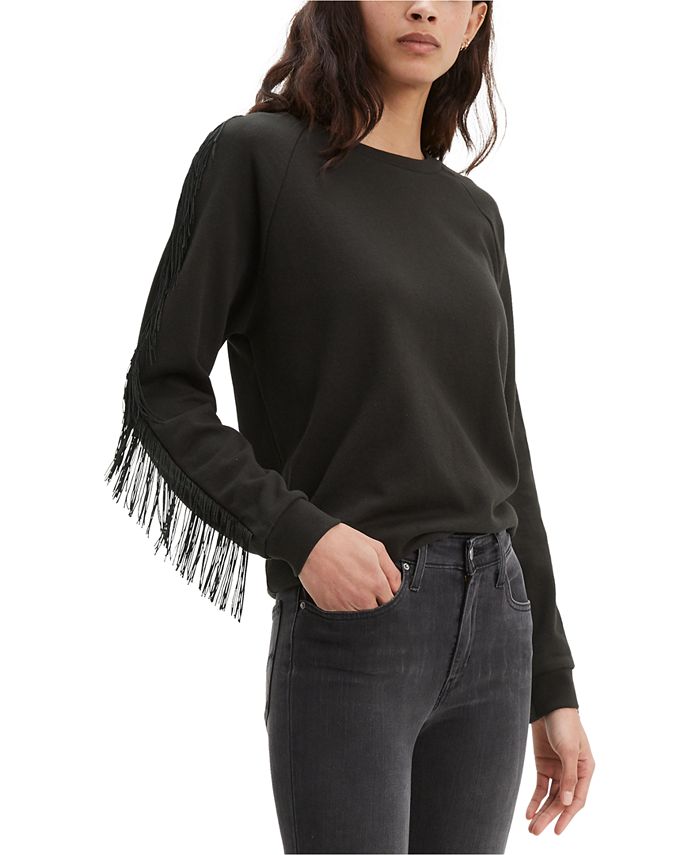 Levis fringe sale sweatshirt