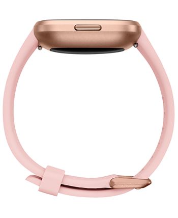 Fitbit - Women's Versa 2 Rose Elastomer Strap Touchscreen Smart Watch 39mm