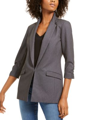INC International Concepts - Heathered 3/4-Sleeve Blazer
