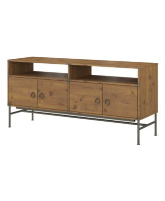 Kathy Ireland Home by Bush Furniture - kathy ireland&reg; Home by Bush Furniture Ironworks 60W TV Stand in Vintage Golden Pine