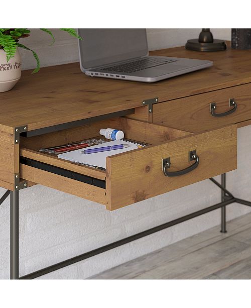 Kathy Ireland Home By Bush Furniture Ironworks Writing Desk With