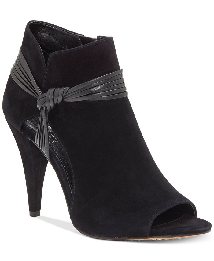 vince camuto peep toe booties