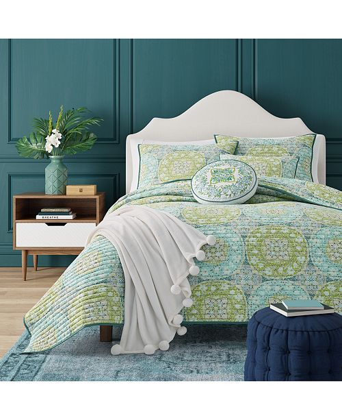 J Queen New York Avalon Green King Coverlet Reviews Quilts