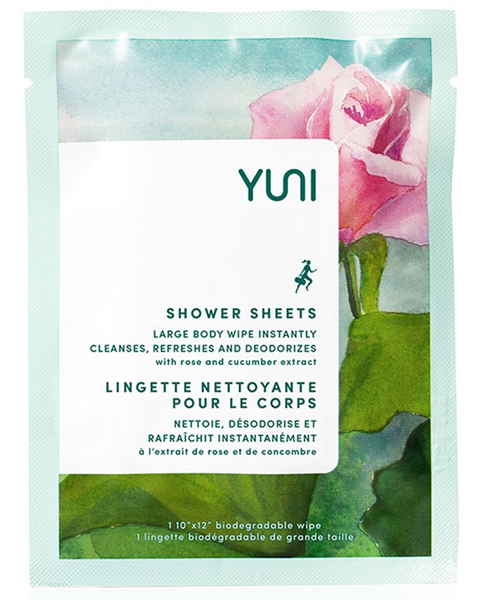 YUNI Rose Shower Sheets Macy's