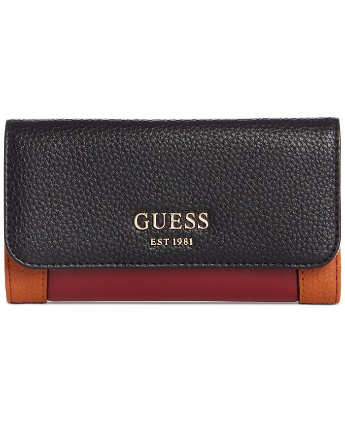 Guess shawna slim shop clutch wallet