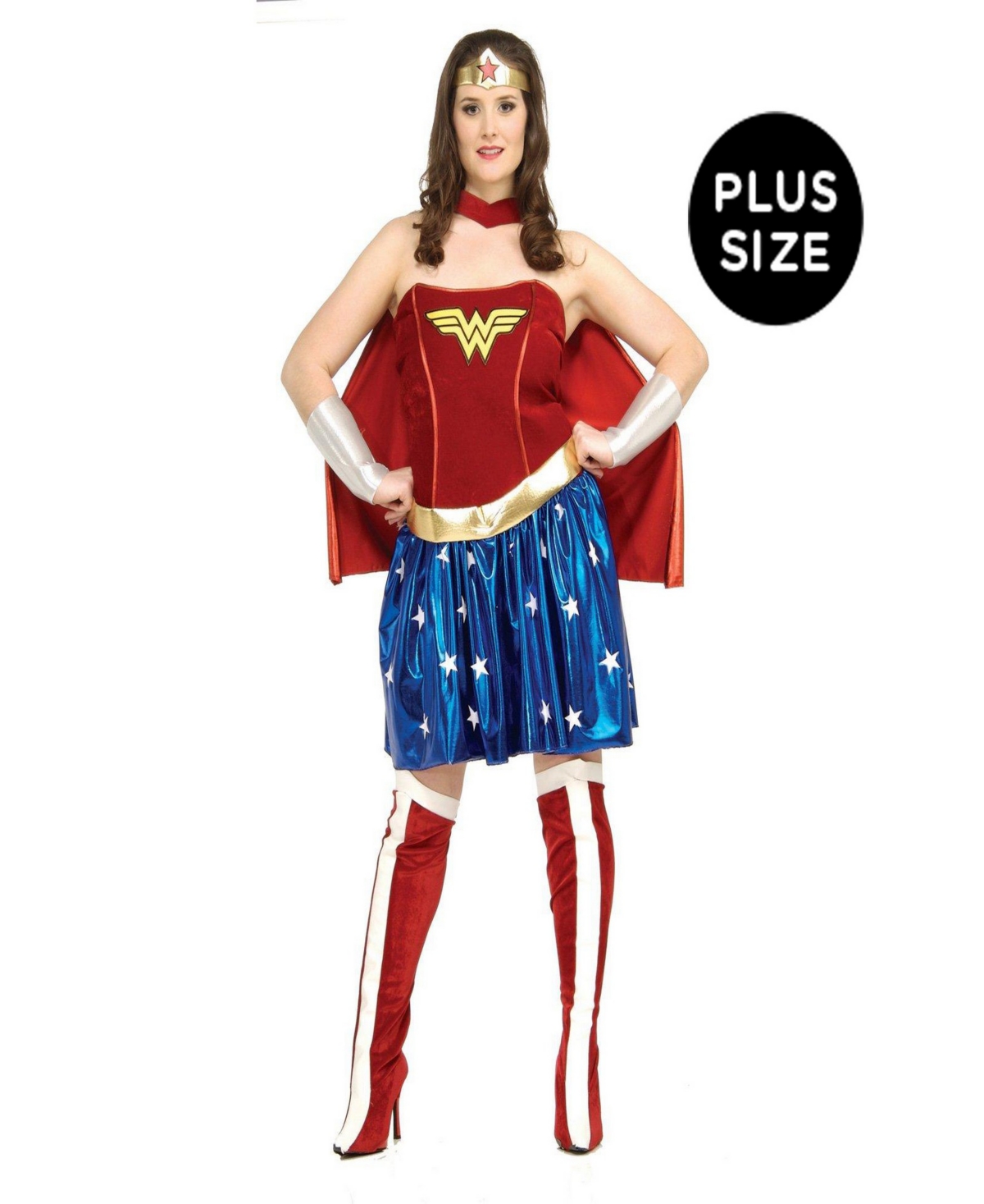 Buy Seasons Women's Wonder Woman Plus Costume - Red