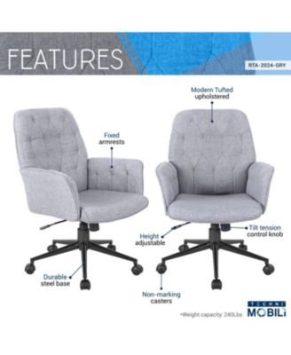 Techni Mobili Tufted Office Chair