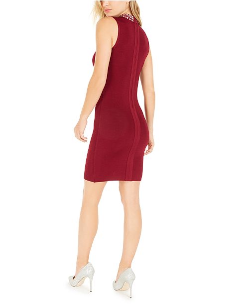 Marciano Sleeveless Embellished Bodycon Dress, Created for Macy's ...