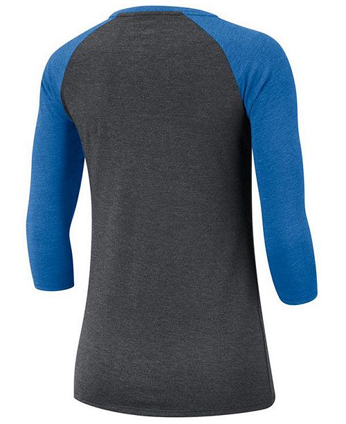 Nike Women S Detroit Lions Logo Three Quarter Sleeve T Shirt Reviews Sports Fan Shop By Lids Men Macy S