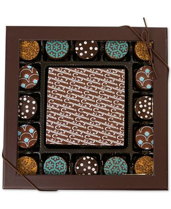 Chocolate Works - 17-Pc. Congratulations Gourmet Chocolate Truffles
