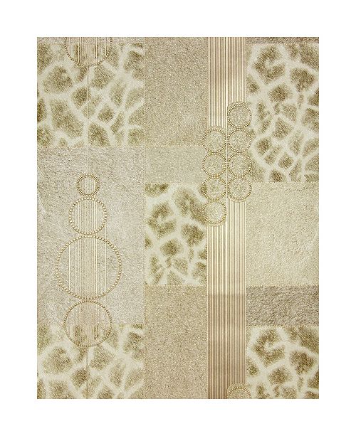 Brewster Home Fashions Brewster 21 X 396 Serengeti Patchwork