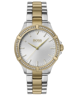 image of Boss Women-s Mini Sport Two-Tone Stainless Steel Bracelet Watch 32mm