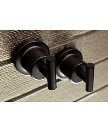 Kingston Brass - Concord Dual-Towel Bar 5-Pc. Bathroom Accessory Set in Oil Rubbed Bronze