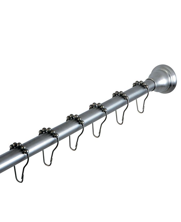 Kingston Brass Edenscape Straight Shower Curtain Rod with Shower