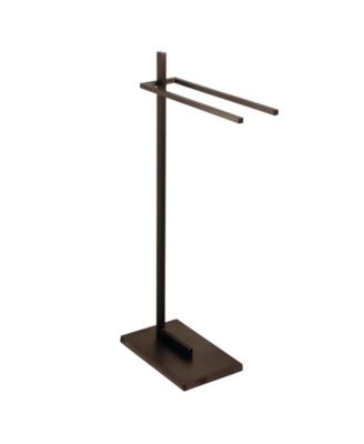 Kingston Brass - Modern Pedestal Dual Towel Rack