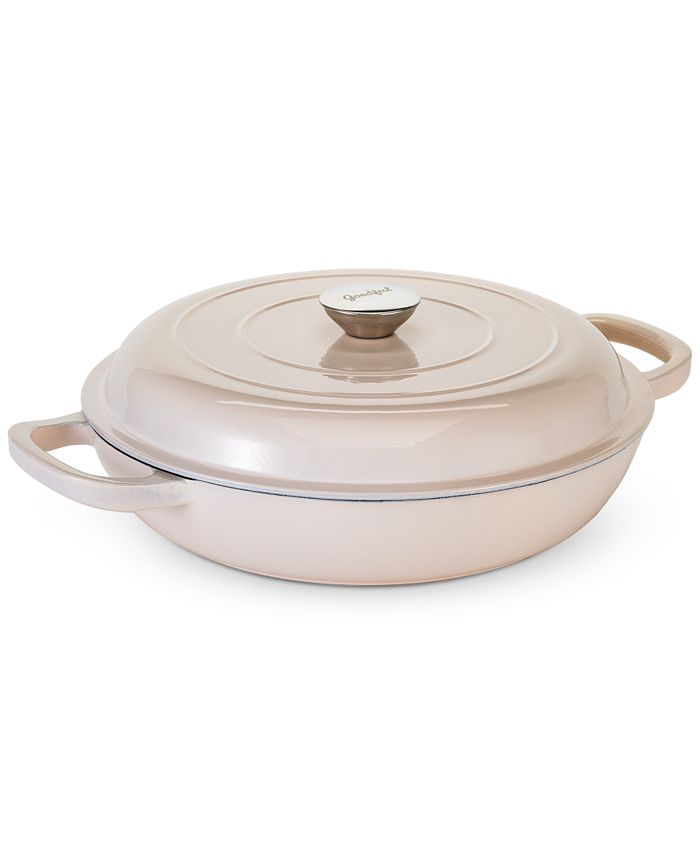 Goodful 3.5Qt. Enameled Cast Iron Braiser with Lid, Created for Macy's Macy's