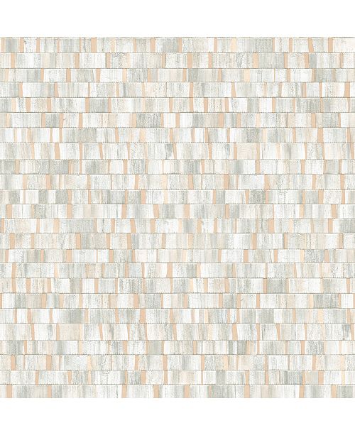 A Street Prints 20 5 X 396 Dobby Champagne Geometric Wallpaper