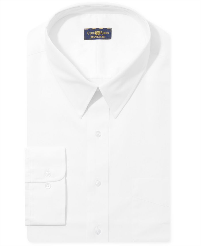 Macy's white dress shirt outlet mens