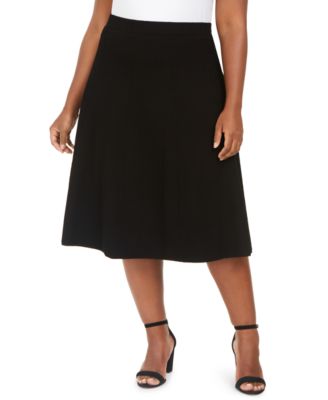 macy's plus size skirts