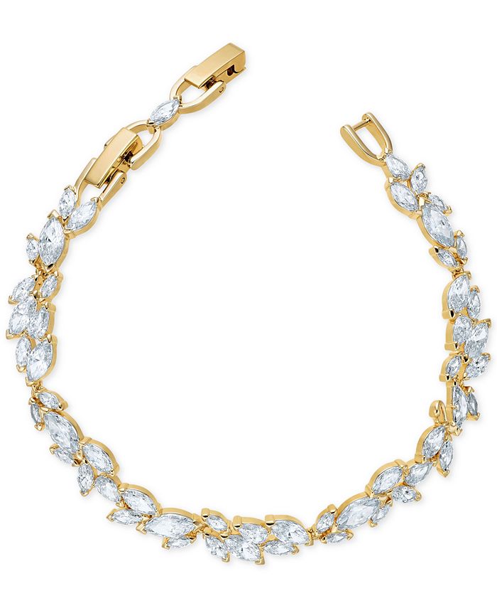 Swarovski GoldTone Crystal Flex Bracelet Macy's