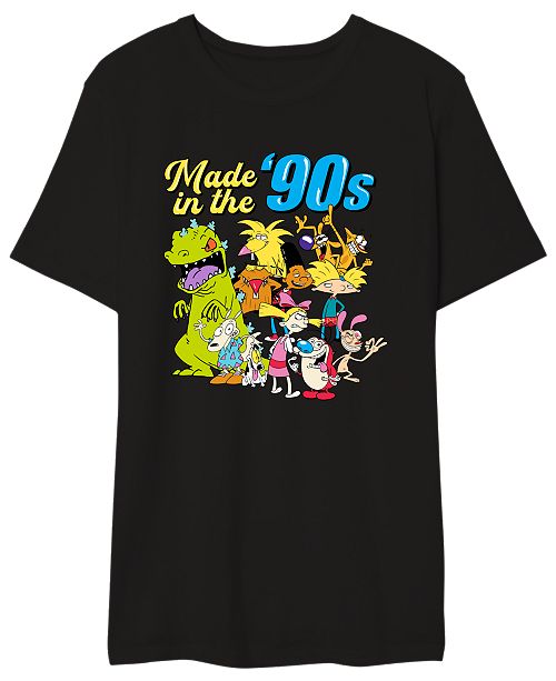 Hybrid Nickelodeon Men S Made In The 90 S Graphic Tshirt Reviews