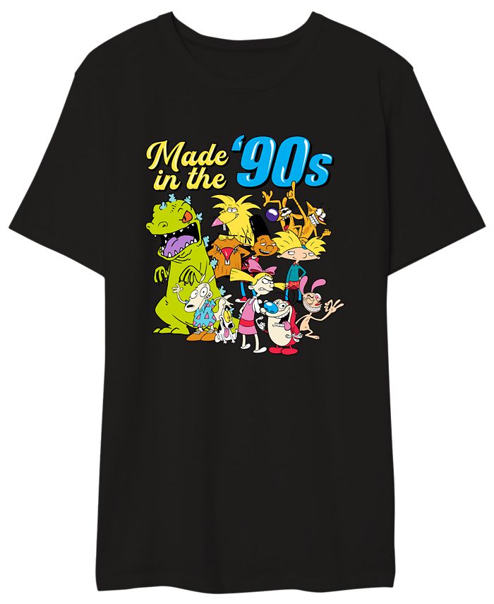 AIRWAVES - Nickelodeon Men's Made In The 90's Graphic Tshirt
