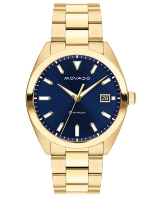 movado swiss gold watch