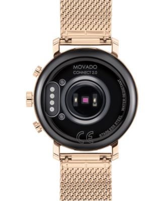 movado smartwatch gold