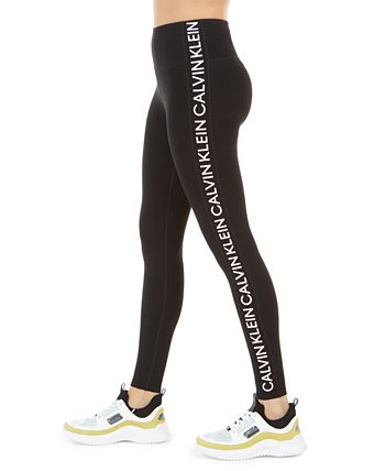 Klein Macy\'s High-Waist Logo Calvin - Women\'s Leggings