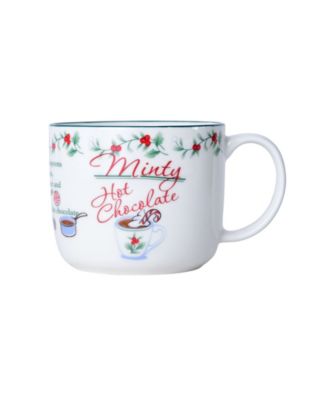 Pfaltzgraff - Winterberry Minty Hot Chocolate Recipe Mug, 20-Ounce