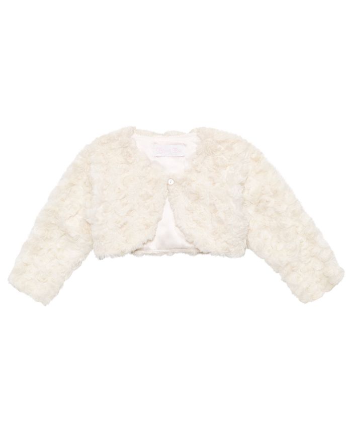 Bonnie Baby Baby Girls Faux Fur Jacket Macy's