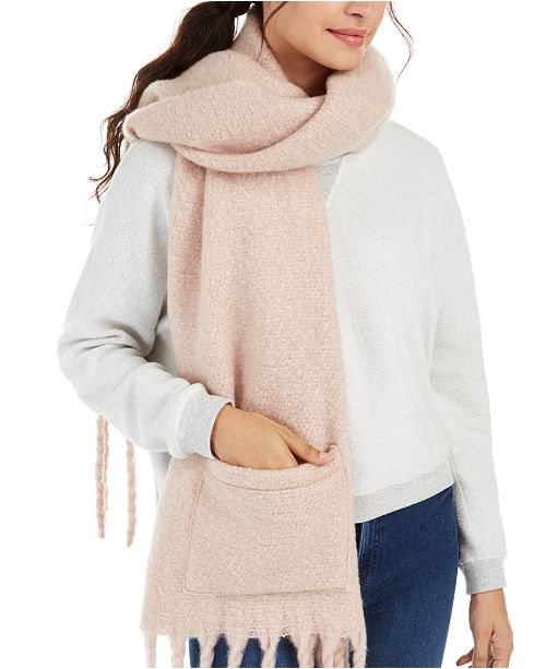 Steve Madden Soft Muffler Scarf With Pockets Reviews