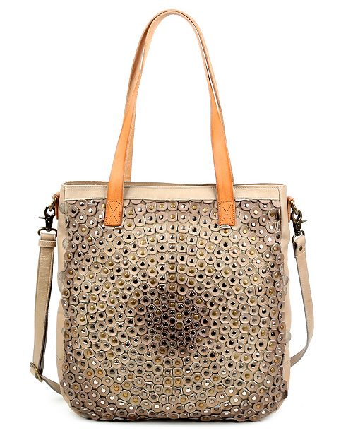 OLD TREND Stellar Stud Leather Tote Bag & Reviews - Handbags ...