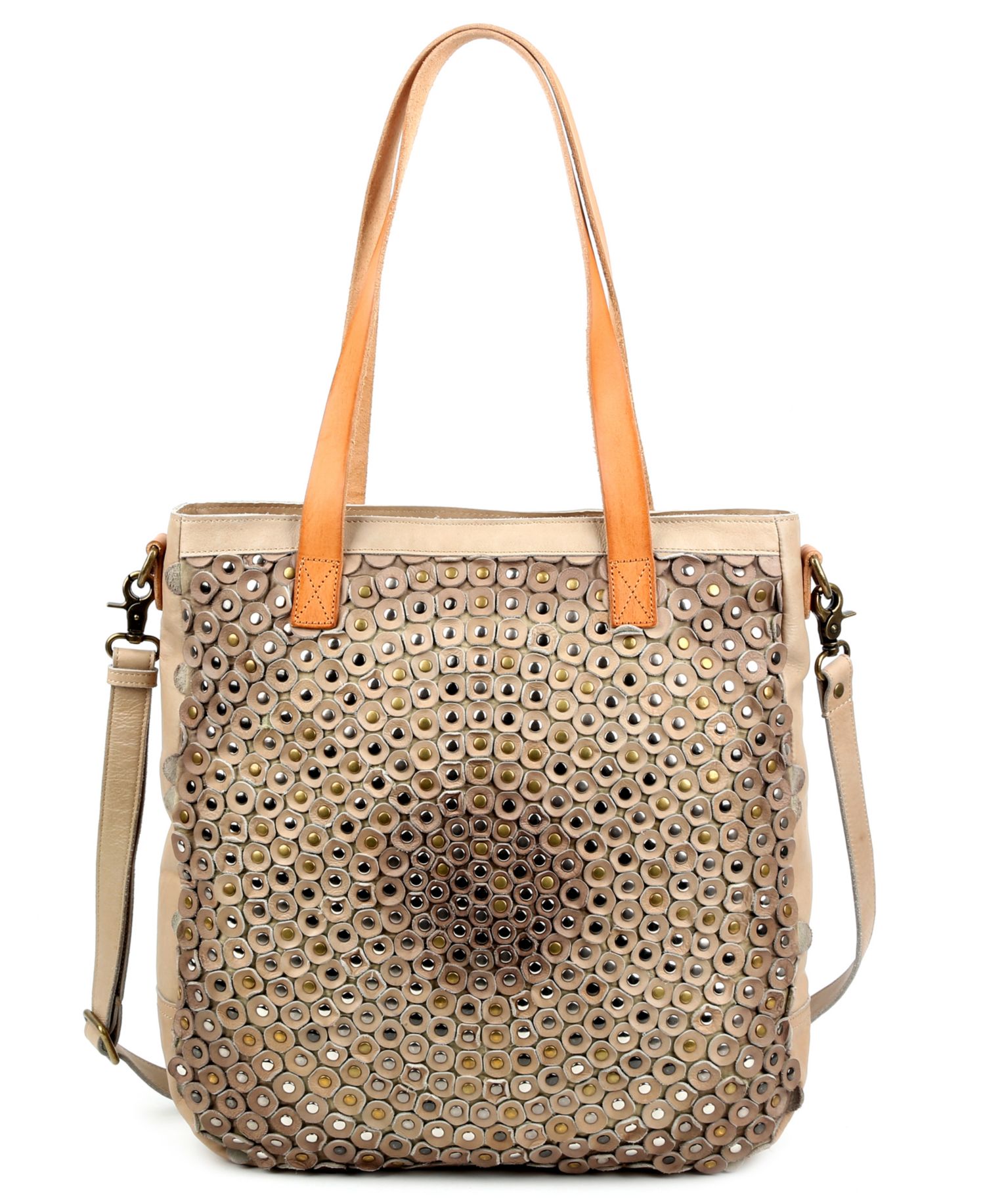 Stellar Stud Leather Tote Bag