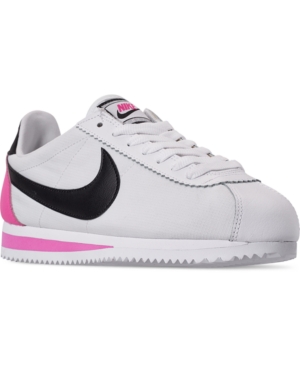 NIKE WOMEN'S CLASSIC CORTEZ PREMIUM CASUAL SNEAKERS FROM FINISH LINE