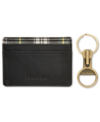 Barbour Men's Keychain & Card Holder Set - Macy's