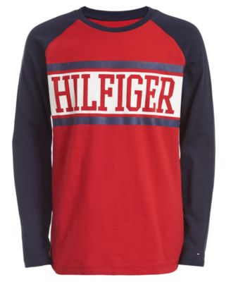 tommy hilfiger large logo t shirt