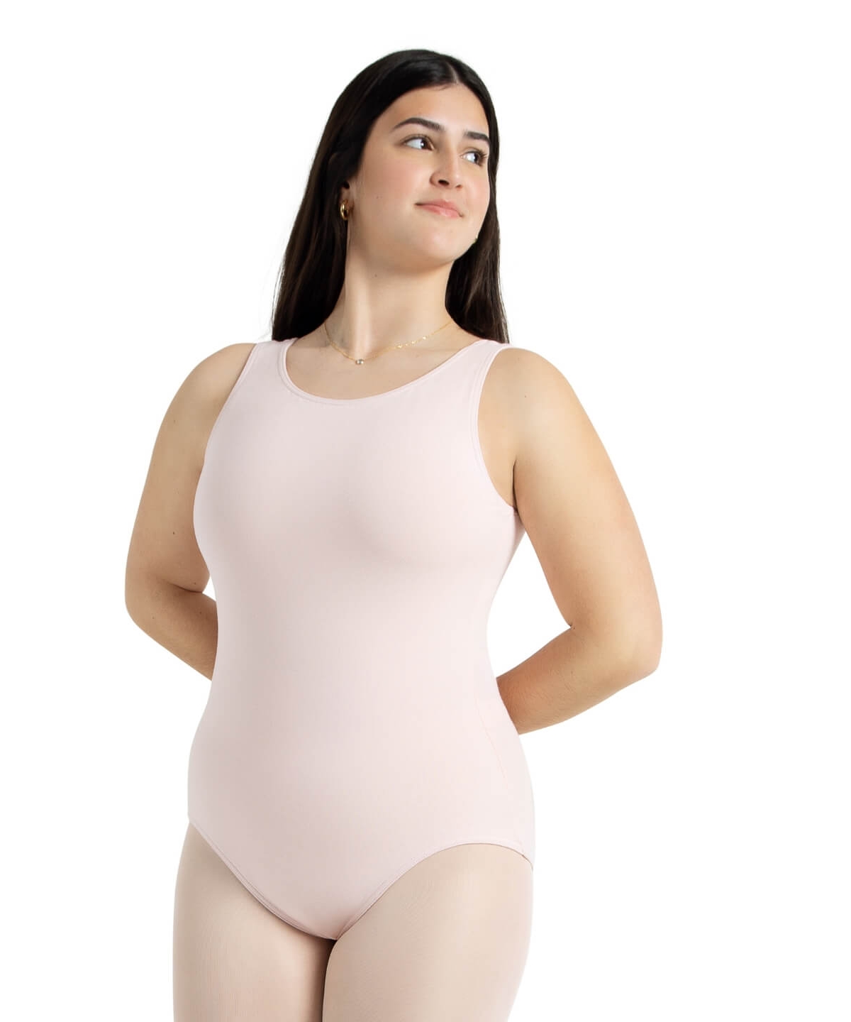 Women's High-Neck Tank Leotard - Royal blue