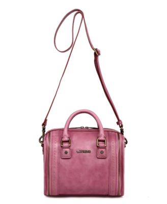 Women's Genuine Leather Mini Trunk Crossbody Bag