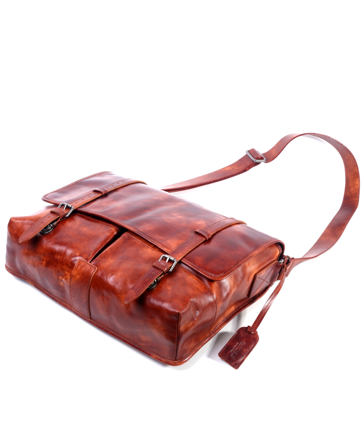 Old Trend Speedwell Leather Messenger Bag