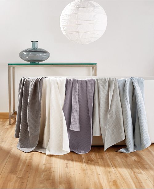 Uchino Waffle Twist 100 Cotton Towel Collection Reviews Bath Towels Bed Bath Macy S