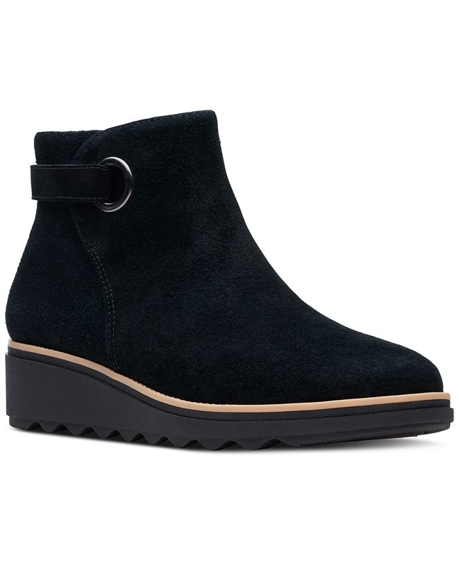 macys clarks booties