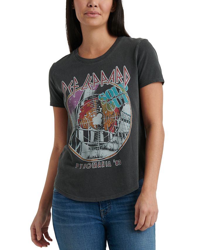 Lucky Brand Def Leppard Graphic T-Shirt - Macy's