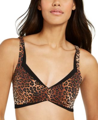 INC International Concepts - Leopard-Print Triangle Bralette 100081264