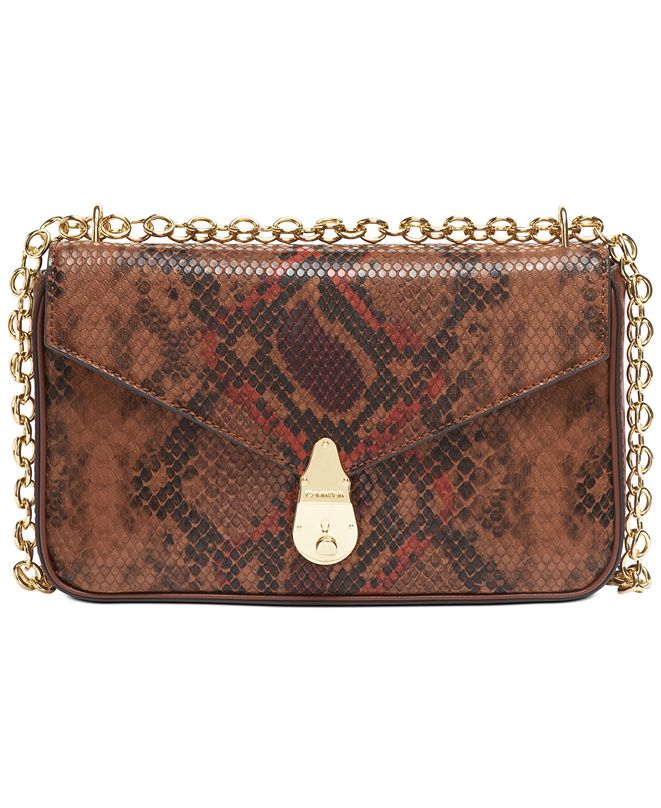 Calvin Klein Snake Lock Shoulder Bag