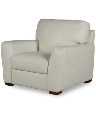 Furniture Jaspene 43 Leather Arm Chair Created for Macy s Macy s