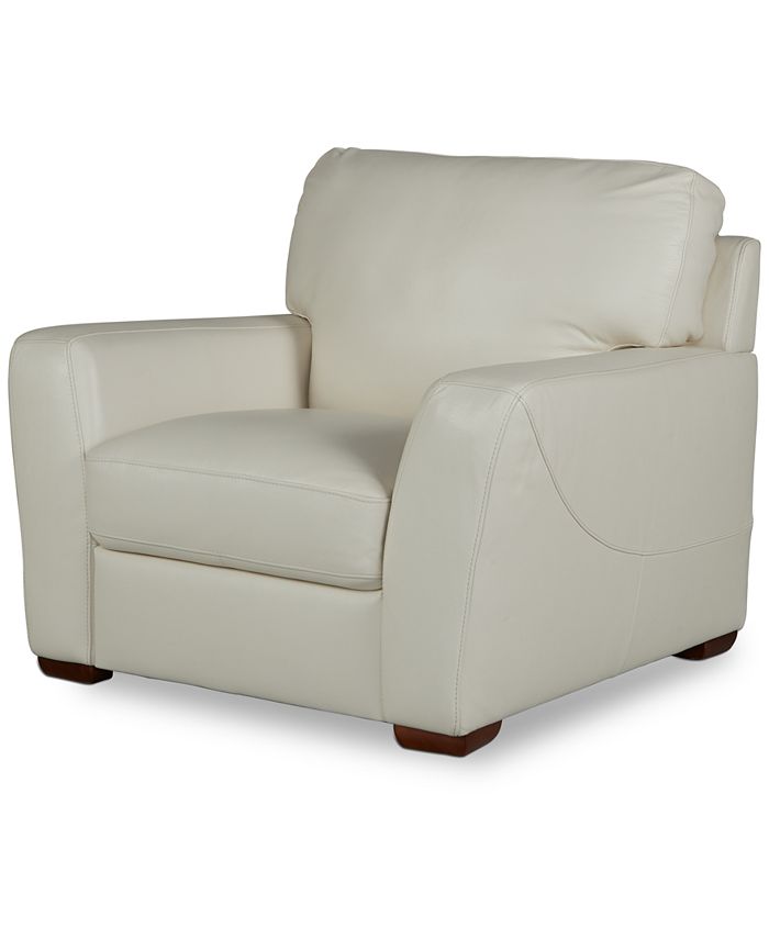 Macys leather on sale armchair
