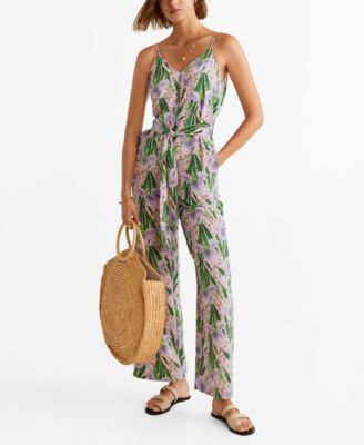 mango floral jumpsuit