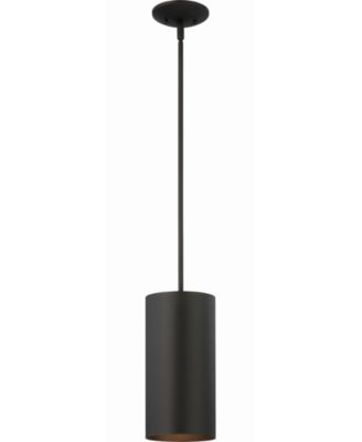 1-Light Cylinder Mini Pendant